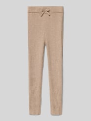 Slim Fit Leggings mit Feinripp von Mayoral Beige - 4