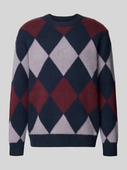 Sweter z dzianiny z prążkowanymi wykończeniami model ‘Jan’ od Wood Wood - 41
