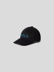 Basecap mit kontrastivem Label-Stitching von Blue Sky Inn Schwarz - 18