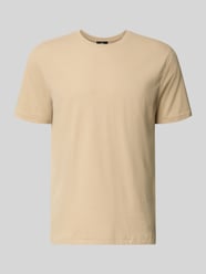 T-Shirt mit Rundhalsausschnitt Modell 'CIDANI' von CINQUE Beige - 14
