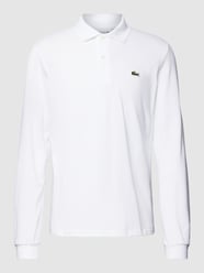 Poloshirt mit Logo-Patch von Lacoste Weiß - 36