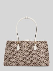 Henkeltasche mit Logo-Jacquard Modell 'GRACE' von Tommy Hilfiger Bordeaux - 9