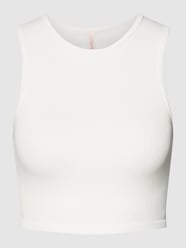 Top in Ripp-Optik Modell 'GWEN' von Only Weiß - 10