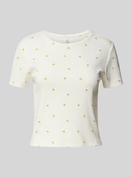 Regular Fit T-Shirt in Rippoptik Modell 'FENJA LIFE' von Only - 37