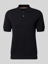 Regular Fit Poloshirt in Strick-Optik von Christian Berg Men - 13