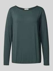 Regular Fit Langarmshirt aus Viskose von Marc O'Polo Grün - 39