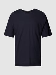 T-shirt met ronde hals, model 'Eros' van Drykorn Blauw - 25