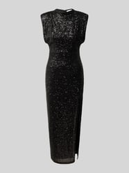 Figurbetontes Cocktailkleid mit Pailletten von Jake*s Cocktail - 5
