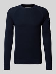 Sweter z dzianiny o kroju regular fit z raglanowymi rękawami i mieszanką faktur od s.Oliver RED LABEL - 15