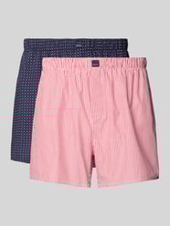 Boxershorts mit Label-Patch im 2er-Pack von Christian Berg Men - 5