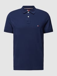 Poloshirt mit Logo-Stitching von Tommy Hilfiger Blau - 29