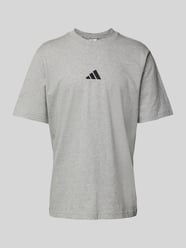 T-Shirt mit Label-Stitching von ADIDAS SPORTSWEAR Grau - 40