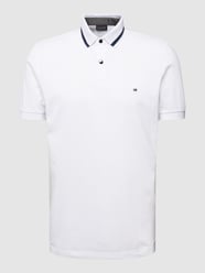Poloshirt mit Logo-Stitching von Christian Berg Men Weiß - 39