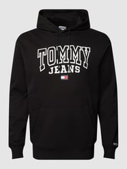 PLUS SIZE Hoodie mit Label-Print von Tommy Jeans Plus Schwarz - 45