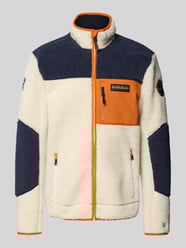 Fleecejacke mit Reißverschlusstaschen Modell 'YUPIK' von Napapijri - 8