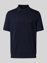 Regular Fit Poloshirt mit Logo-Stitching von Tommy Hilfiger - 38