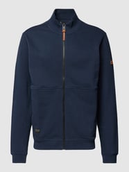 Sweatjack met labeldetail van camel active Blauw - 10