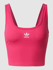 Crop Top in Ripp-Optik von adidas Originals - 9