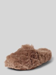 Slippers van imitatiebont van Marc Cain Bags & Shoes Bruin - 2