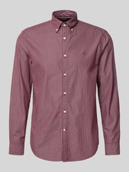 Regular Fit Freizeithemd aus reiner Baumwolle von Tommy Hilfiger Bordeaux - 8