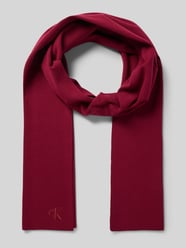 Sjaal van viscosemix met logostitching van CK Calvin Klein Bordeaux - 29