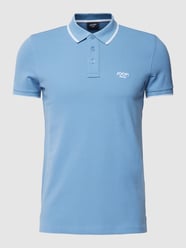 Poloshirt mit Label-Stitching Modell 'Agnello' von JOOP! Jeans Blau - 43