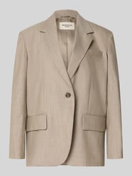 Regular Fit Longblazer aus reiner Schurwolle Modell 'ATTILA' von Weekend Max Mara Beige - 16