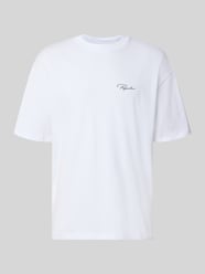 Oversized t-shirt z czystej bawełny model 'Pike' od PEGADOR - 48