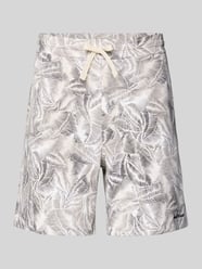 Shorts met all-over look van Armani Exchange Beige - 39
