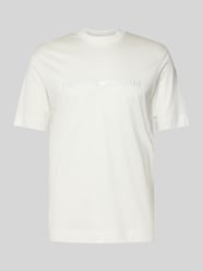 T-Shirt mit Label-Stitching von Emporio Armani - 13