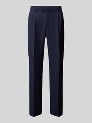 Slim Fit Anzughose mit Bundfalten von MCNEAL Blau - 44