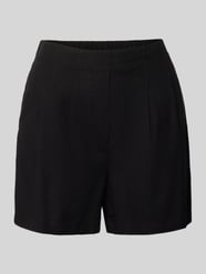 relaxed fit bermuda van mix van viscose en linnen model 'JESMILO' van VERO MODA - 37