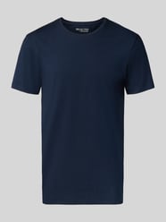 T-shirt o kroju regular fit z mieszanki bawełny od SELECTED HOMME - 23