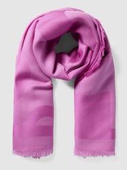 Schal mit Label-Schriftzug Modell 'Ledonia' von BOSS Pink - 37