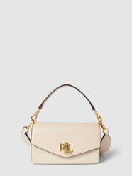 Handtasche aus Rindsleder mit Label-Applikation von Lauren Ralph Lauren Beige - 37