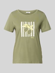 męski t-shirt o kroju regular fit z czystej bawełny od s.Oliver RED LABEL - 25