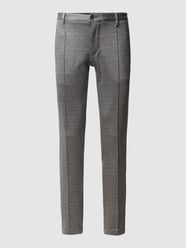 Chino met vastgezette bandplooien van Tommy Hilfiger Grijs - 36