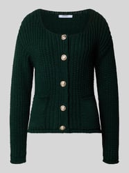 Kurtka z dzianiny z listwą guzikową od ZABAIONE - 41