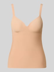 Slim Fit Top mit integrierten Cups Modell 'Zero Feel 2.0' von Sloggi Beige - 9