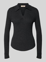 Gebreide pullover van wol met polokraag, model 'Ronika' van MOS MOSH - 16