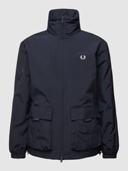 Jacke mit Label-Stitching von Fred Perry Blau / Türkis - 5