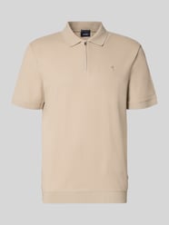 Regular Fit Poloshirt mit Strukturmuster Modell 'Tibaris' von JOOP! COLLECTION Beige - 35