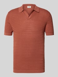 Slim Fit Poloshirt mit V-Ausschnitt Modell 'Braian' von DRYKORN - 1