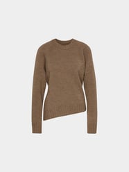 Pullover mit Strickmuster von MM6 Maison Margiela Weiß - 15