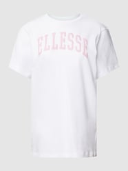 T-shirt in gemêleerde look, model 'Tressa' van Ellesse Wit - 4