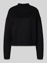 Gebreide pullover van viscosemix met opstaande kraag van Jake*s Collection - 28