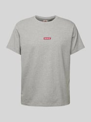 Relaxed Fit T-Shirt mit Label-Patch Modell 'BABY' von Levi's® Grau - 5