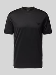 T-Shirt mit Label-Print von Emporio Armani Schwarz - 1