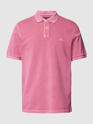 Poloshirt mit Label-Stitching von Marc O'Polo Rosa - 30