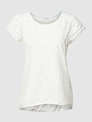 T-Shirt mit Allover-Motiv-Print von Esprit Weiß - 35